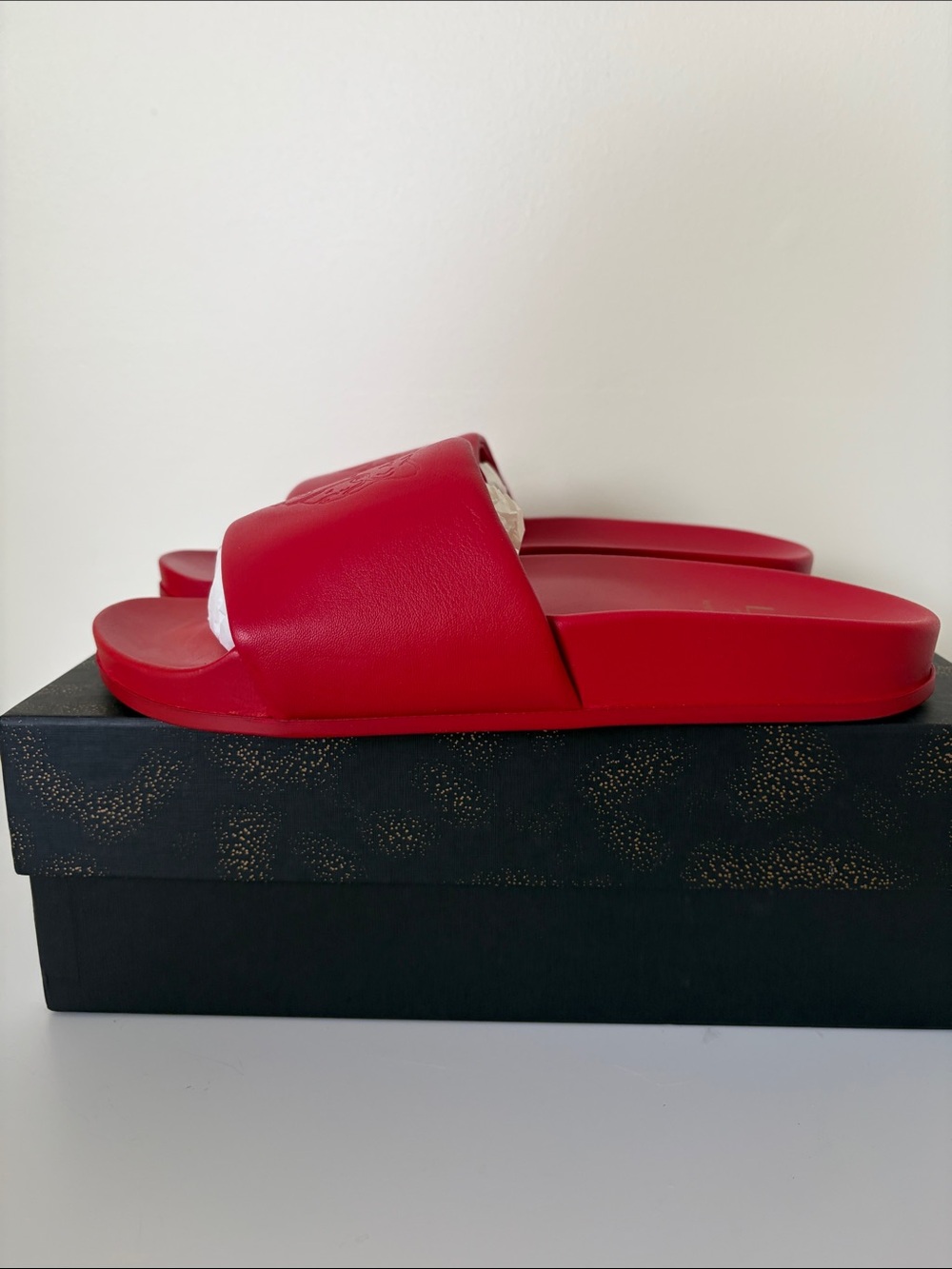 New Leather Slide Sandals - Lita by Ciara - Picture 4 of 8